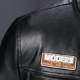 thumbnail image 6 of SINIMOKO Men's Winter New Style Slim Leather Jacket Fashion Motorcycle Coat, 6 of 9