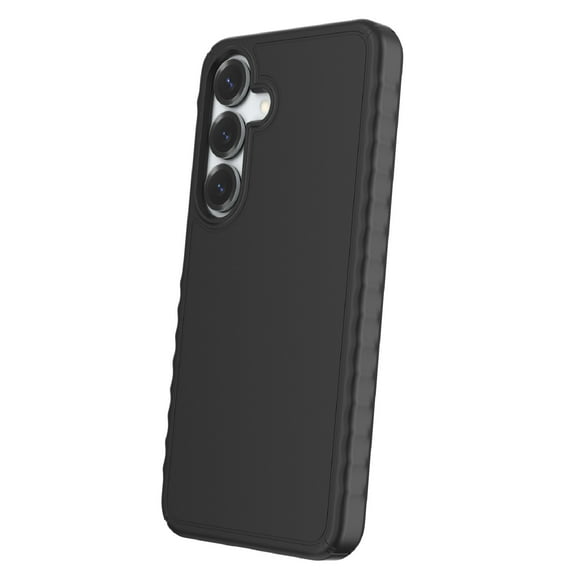 Étui protecteur en gel avec protège-coins pour Samsung Galaxy S25 / S24, noir d’onn.
