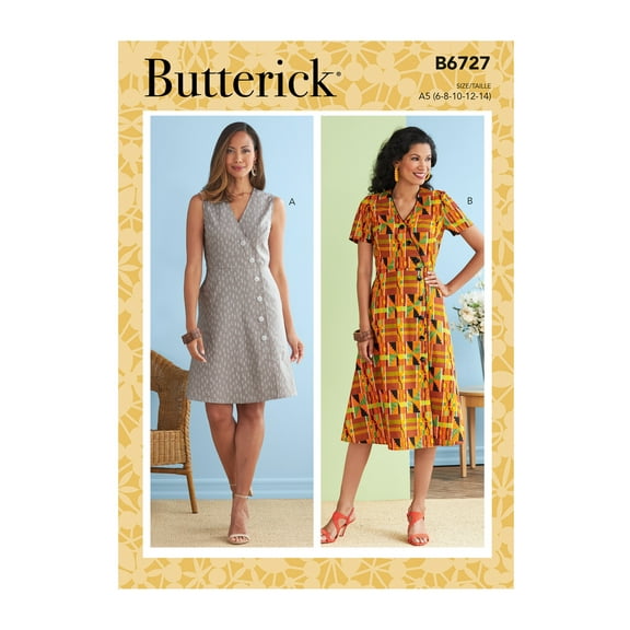 Butterick Sewing Pattern 6727 Dresses