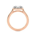 thumbnail image 3 of IGI Certified 5 Carat Round Shape Lab Grown Diamond Engagement Ring | 14K Rose Gold | Harriet Halo Diamond Ring | FG-VS1-VS2 Quality Friendly Diamonds, 3 of 7