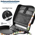 thumbnail image 4 of FORMRS Zipper Binder with Shoulder Strap 2-inch Ring 500 Sheet Capacity File Bag, Green Vegetables Pattern, 4 of 5