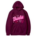 thumbnail image 1 of Barbie Pattern Ebay Plus Velvet Sweatshirt Pocket Drawstring Print Hoodie, 1 of 2