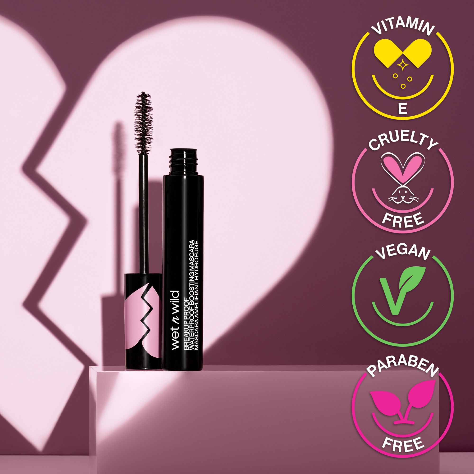 Wet n Wild Breakup Proof Waterproof Mascara, Black photo 8