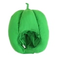 thumbnail image 2 of Gorro de felpa verde suave para Halloween Yuyangstore decoraciones navideñas, 2 of 7