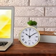 thumbnail image 3 of GROWTH TANK White Clock 3.54inch Clock Insert with Roman Numeral, Metal Hanging Clock, 3 of 9