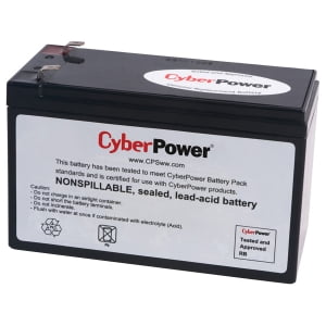 Battery Cartridge Maintenance Free Lead - CyberPower RB1290 UPS Replacement Battery Cartridge - 9Ah - 12V DC - Maintenance-free Sealed Lead Acid 12V 9AH BATTERY 18-MONTH WTY