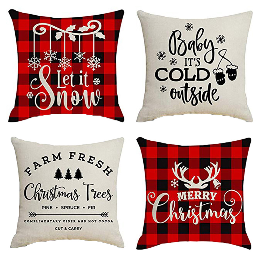4pcs Cushion Covers Pillow Cases Polyester Faux Suede 3 Sizes/&Colours Home Decor