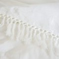 thumbnail image 3 of Lanpei Bohemian 3-Pieces White Tassel Ruffle Duvet Bedding Sets, Full, 3 of 7