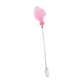 thumbnail image 1 of Varita interactiva para gatos, juguete ligero para mascotas, suministros interactivos con plumas Rosa, 1 of 9