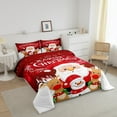 thumbnail image 4 of Manfei Santa Claus 2pcs Bedding Comforter Set,Merry Christmas Twin Comforter Sets,Festival Theme Breathable Bedding Set,Microfiber Kids Bedroom Decor,Reversible, 4 of 8