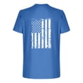 thumbnail image 5 of VgaVtl 4th of July T-Shirt for Men Short Sleeve Big and Tall Blue Mens Shirts American Flag Summer Retro Vacation Casual Shirts, 5 of 5