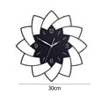thumbnail image 4 of Ginkgo Wall Decor Hanging Clock Wrought Iron Abstract Design for Modern Home Kitchen Wall Decoration, 4 of 8