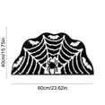 thumbnail image 4 of Taotanxi Spider Web Bath Mat, Halloween Bathroom Rug 15x23 Inches, Halloween Rugs Bathroom Decor, Black Gothic Bath Mat, Ultra Soft Great Absorbency, 4 of 6