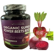 Beets Root Capsules 8000mg - Nitric Oxide Booster, Circulation & Heart Health Support, 60 Capsules