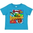 thumbnail image 3 of Inktastic I'm Four Comic Book Boys or Girls Toddler T-Shirt, 3 of 5