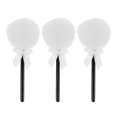 thumbnail image 1 of Miangastore 3pcs Lollipop Makeup Puff With Handle Soft Long Hair Bowknot Powder Puff For Face Body Applying Loose Powder Pressed Powder Body Powder, 1 of 8