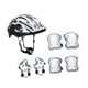 thumbnail image 5 of Conjunto de casco de bicicleta shamjiam para niños con coderas casco deportivo cómodo, 5 of 8