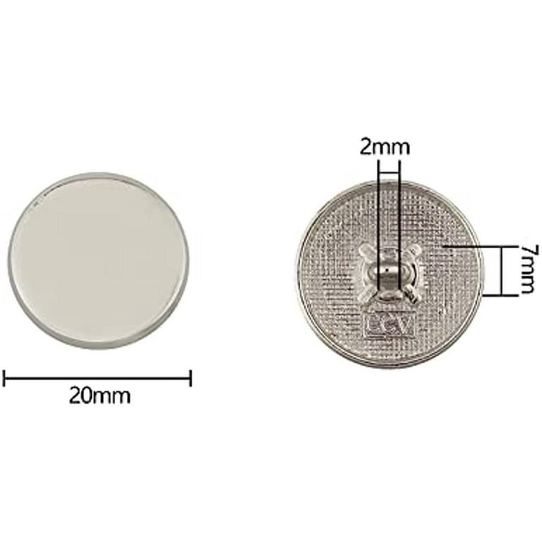 B218 Metal 5mm Skeleton Shape Shank Buttons Micro Mini Buttons