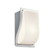 Outdoor Sconce 1Lt Fluorescent by Kichler 11096BA in Aluminum Finish
