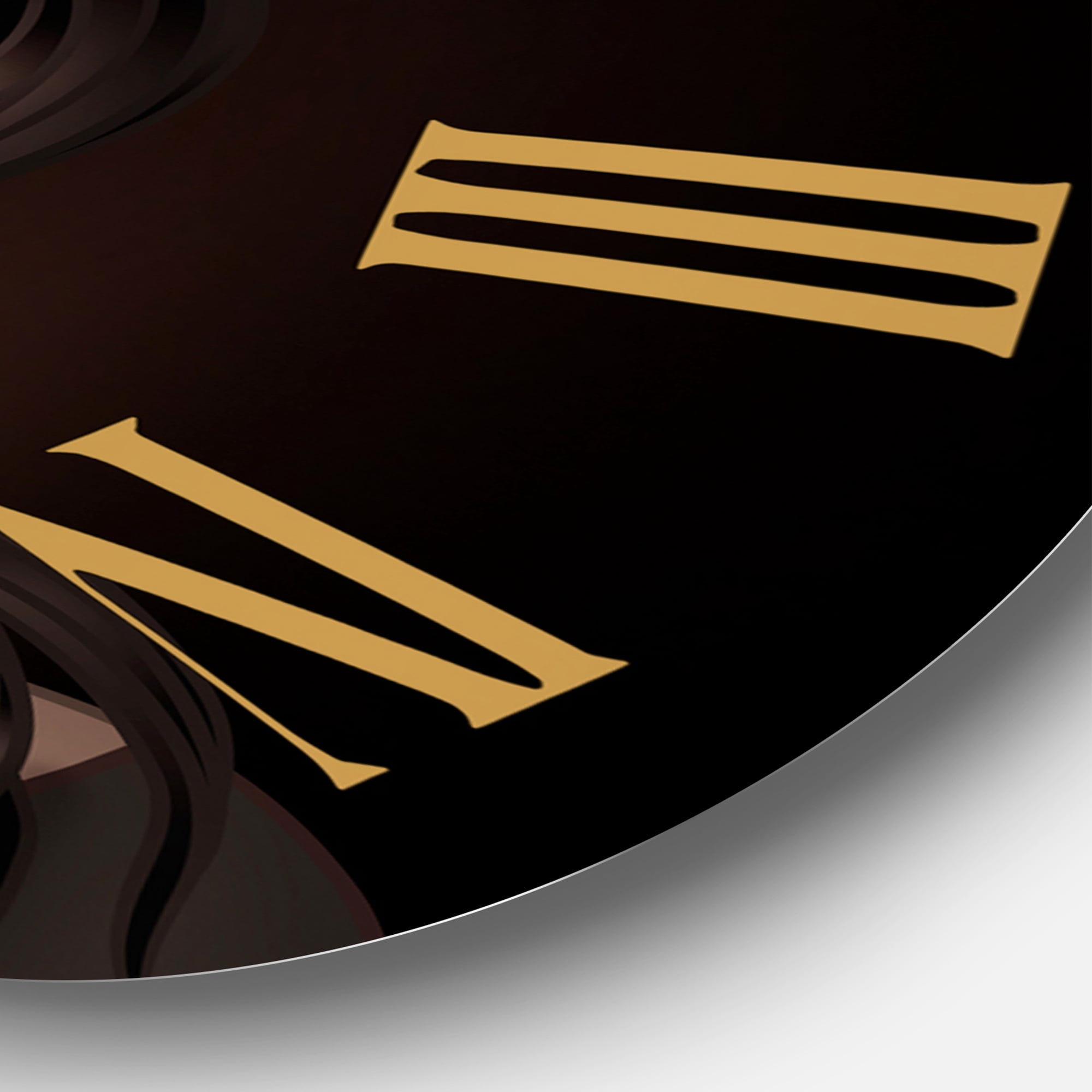 Designart 'Portrait Of African American Woman Iv' Modern Wall Clock