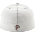 thumbnail image 4 of Men's New Era White Atlanta Falcons Omaha ATL 59FIFTY Fitted Hat, 4 of 5