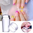 thumbnail image 3 of DIY Nail Decor Clear Nail Art Stamper Clear Silicone Stamping Jelly with Scraper, 3 of 10