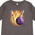 thumbnail image 4 of Inktastic Bowling Strike Boys or Girls Long Sleeve Toddler T-Shirt, 4 of 5