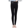 thumbnail image 2 of Gibobby Leggings Gluteos Mujer invierno Tight Sign Terciopelo Leggings gruesos Pantalones calientes Pantalones mujer cálidos (Negro, XL), 2 of 5