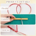 thumbnail image 4 of 5ms PVC Self-Adhesive Flexible Molding Trim Ceiling Molding Wall Trim for Furniture Door Wardrobe Home Decor Imitation Gesso Lines Gold 12mm, 4 of 5