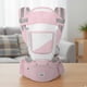thumbnail image 2 of Canguro Porta bebe Mochila Multifuncional con asiento Color Rosa, 2 of 8