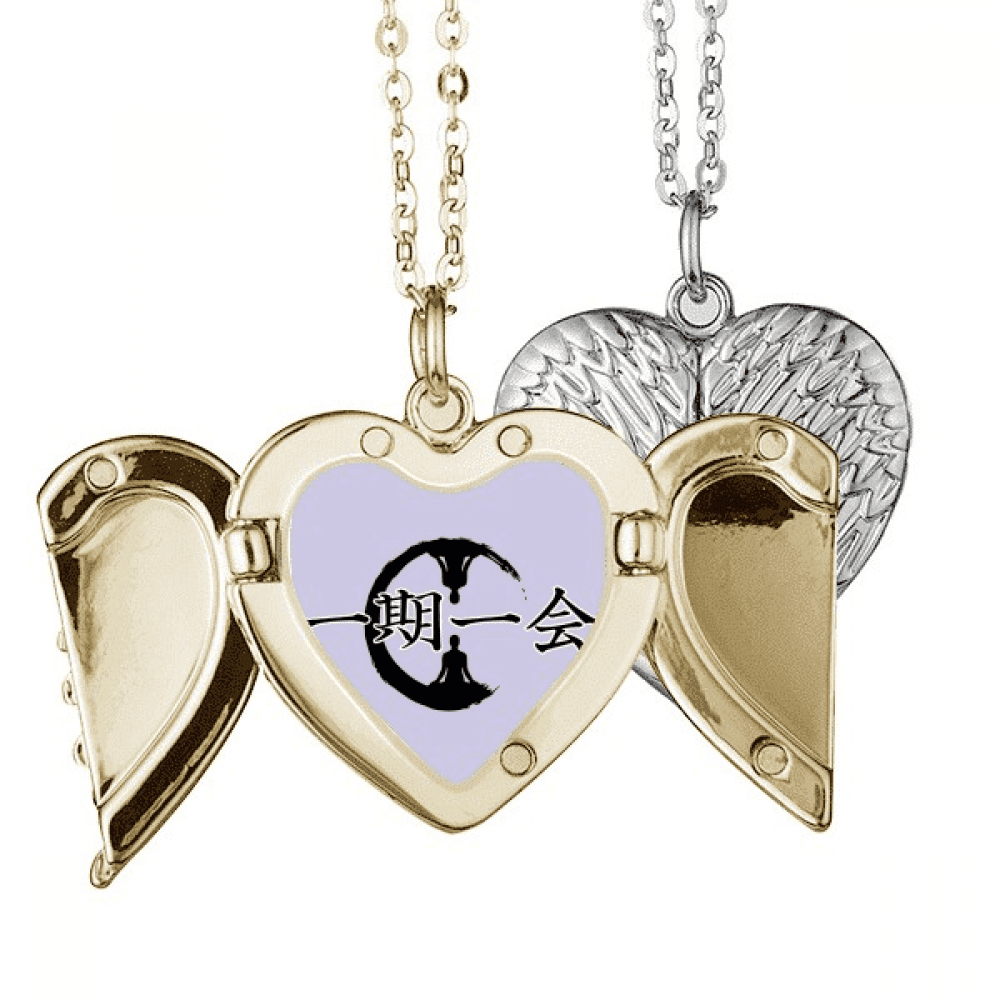 Amazon.com: Vatican Library Collection Gold Tone and Crystal Angel Heart  Necklace : Clothing, Shoes & Jewelry