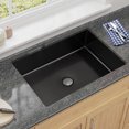thumbnail image 5 of Wildnix Modern Rectangular Bathroom Sink, Undermount Design, Brushed 304 Stainless Steel, Pop-Up Drain Included, 6.07 Gallon Capacity, Stylish and Space-Saving for Your Bathroom, 5 of 6