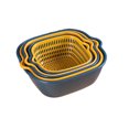 thumbnail image 1 of Yuarrent 6X cesta de drenaje lavabo estante de almacenamiento carro fruta soporte apilable gran capacidad accesorios para el hogar Cocina y Comedor Yuarrent HA078879-00B, 1 of 6