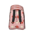 thumbnail image 3 of Disketp Strawberry Estuche de Lápices de Doble Capa con Tapa Abatible y Cremallera, Organizador Escolar para Adolescentes y Adultos, 3 of 7