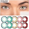 thumbnail image 2 of Lentillas graduadas de 5 tonos para Cosplay, lentes de contacto de Anime para ojos de Halloween, uso anual, 14,2mm, OVOLOOK-1 pares, 2 of 4