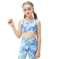thumbnail image 4 of Girls Athletic Tank Tops Sleeveless Running Active Yoga Dance Sports Shirts 5-12Y, 4 of 7