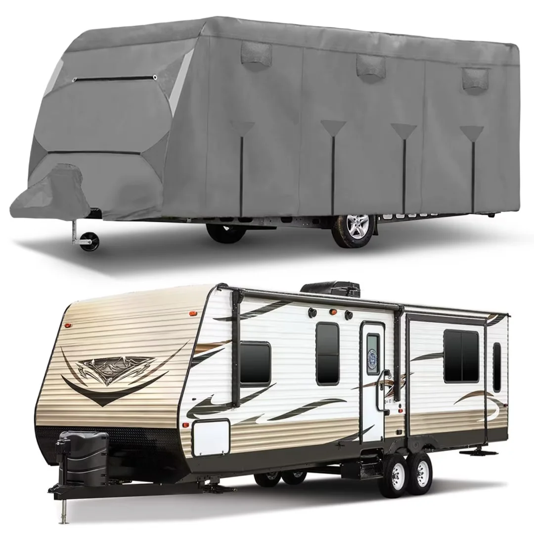 STARTWO RV Cover 7 Layers Heavy Duty RV & Travel Trailer Cover Toy