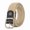 Khaki 1, variant on Men's Adjustable Durable Nylon Belt with Metal Square Buckle - Breathable Stretch Design Suitable for Work, Casual & Daily Use - Ideal Gift for Outdoor Enthusiasts & for Wide Range of Occasions
