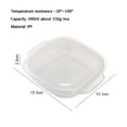 thumbnail image 3 of Dopebox Microwave Oven Heating Bento Box Reduction Quantitative Refrigerator Food Storage Box Rice Packaging Box, Compartment Lunch Containers, Thermal Bento Box (white), 3 of 6