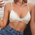 thumbnail image 4 of Qingpeng Womens Lace Bralette Wireless Triangle Bra No Underwire Soft Breathable Everyday Lightweight Comfort Bras, 4 of 6