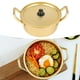 thumbnail image 5 of Olla De Ramen, Contenedor De Kimchi, Olla De Fideos, Doble Asa, Olla De Aluminio Amarillo, Olla De Ramen Coreana, 5 of 7