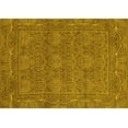 thumbnail image 1 of Ahgly Company Indoor Rectangle Abstract Yellow Modern Area Rugs, 5' x 7', 1 of 4
