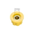 thumbnail image 3 of Uxcell 6.4mm Shaft Hole Potentiometer Volume Control Rotary Knobs Effect Pedal Knobs Yellow 5 pcs, 3 of 3