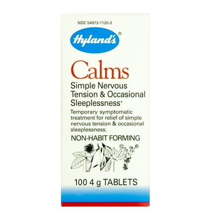 - Hyland's Calms Nerve Tension Sleeplessness Tablets, 100 Count