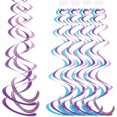 thumbnail image 1 of GAXIRE 5 juegos de adornos colgantes en espiral para el techo, para fiestas, Navidad, bodas, cumpleaños, colores variados., 1 of 4