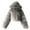 Gray, variant on Women Winter Warm Coats Faux Fur Coat Warm Faux Furry Faux Fur Jacket Long Sleeve Hooded Outerwea Black XL