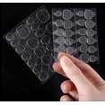 thumbnail image 3 of 25 Sheets(600pcs) Double-Side Nail Adhesive Tabs, Glue Sticker False Nail Jelly Gel Glue Tabs, Enlarge Dimension Waterproof Breathable Jelly Adhesive Tab for Acrylic Fake Nails Manicure Tape, 3 of 5