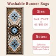 thumbnail image 6 of Hallway Runner Rug 2'x6' Washable Area Rugs Non Slip Laundry Rug Runner Floor Carpet Runners for Hallways Entryway Laundry Room Kitchen, 6 of 11