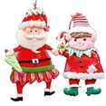 thumbnail image 1 of Xmas Tree Hanging Chrismtas Doll Santa Claus With Christmas Tree Decoration, 1 of 5