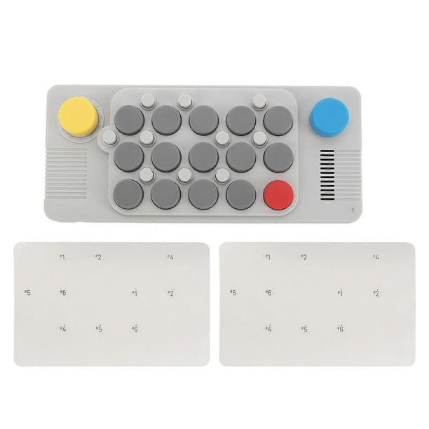 Small Keyboard with 3.5mm Headphone Jack Rechargeable Portable Electronic Music Organ Piano Toy with Stickers for Kids